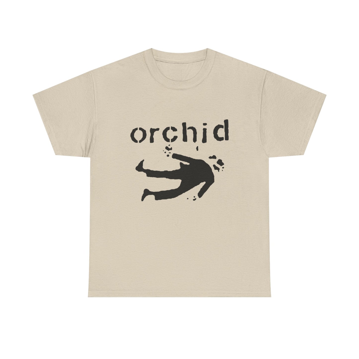 Orchid Graphic T Shirt Unisex Heavy Cotton Tee