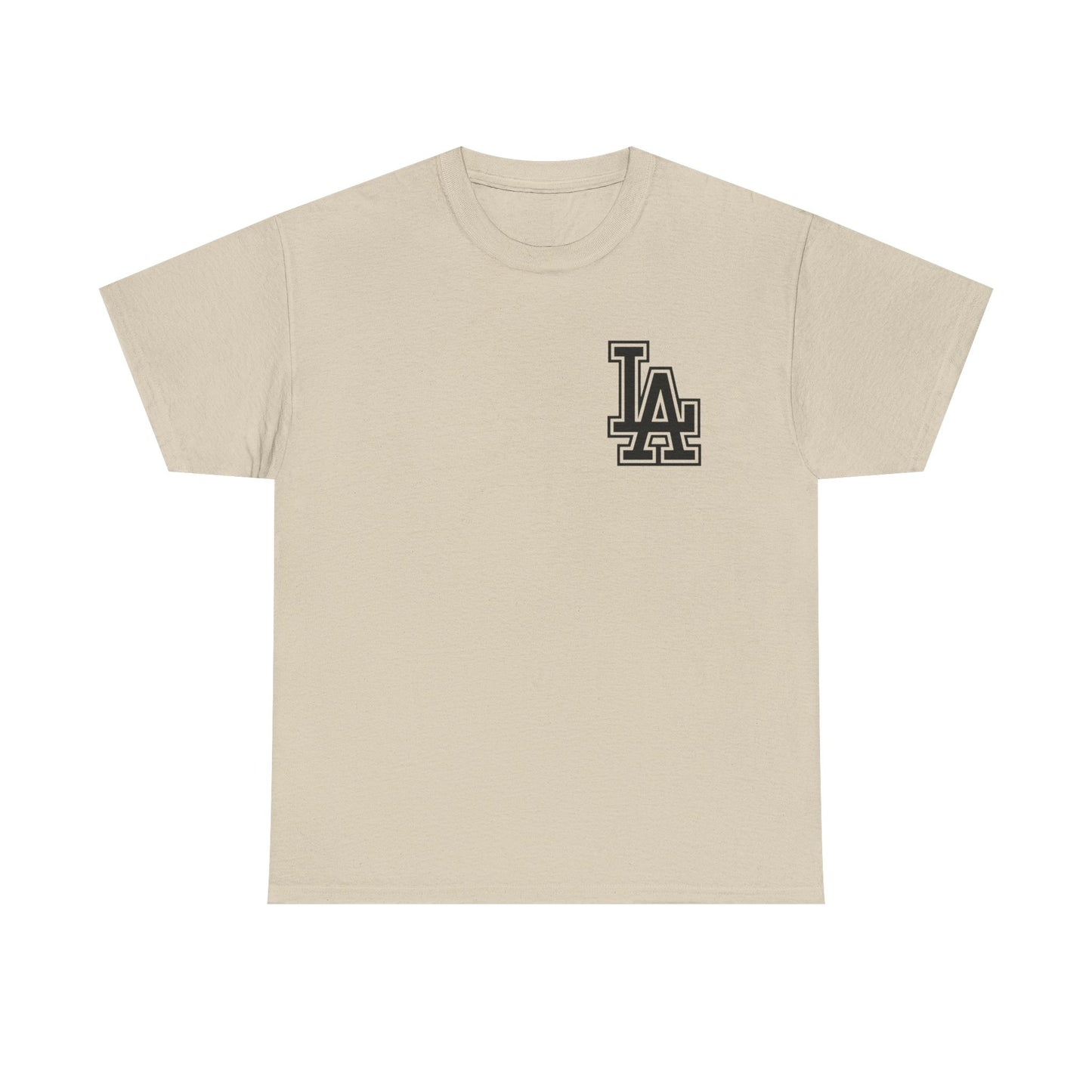 LA Los Angeles Cali Logo Graphic T Shirt S-5XL Unisex Heavy Cotton Tee