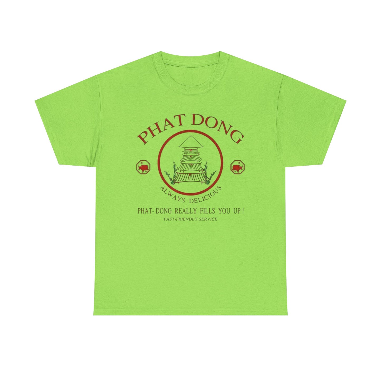 Phat Dong Funny Chinese Food Graphic T-Shirt Gift NEW Jokes  Heavy Cotton Tee