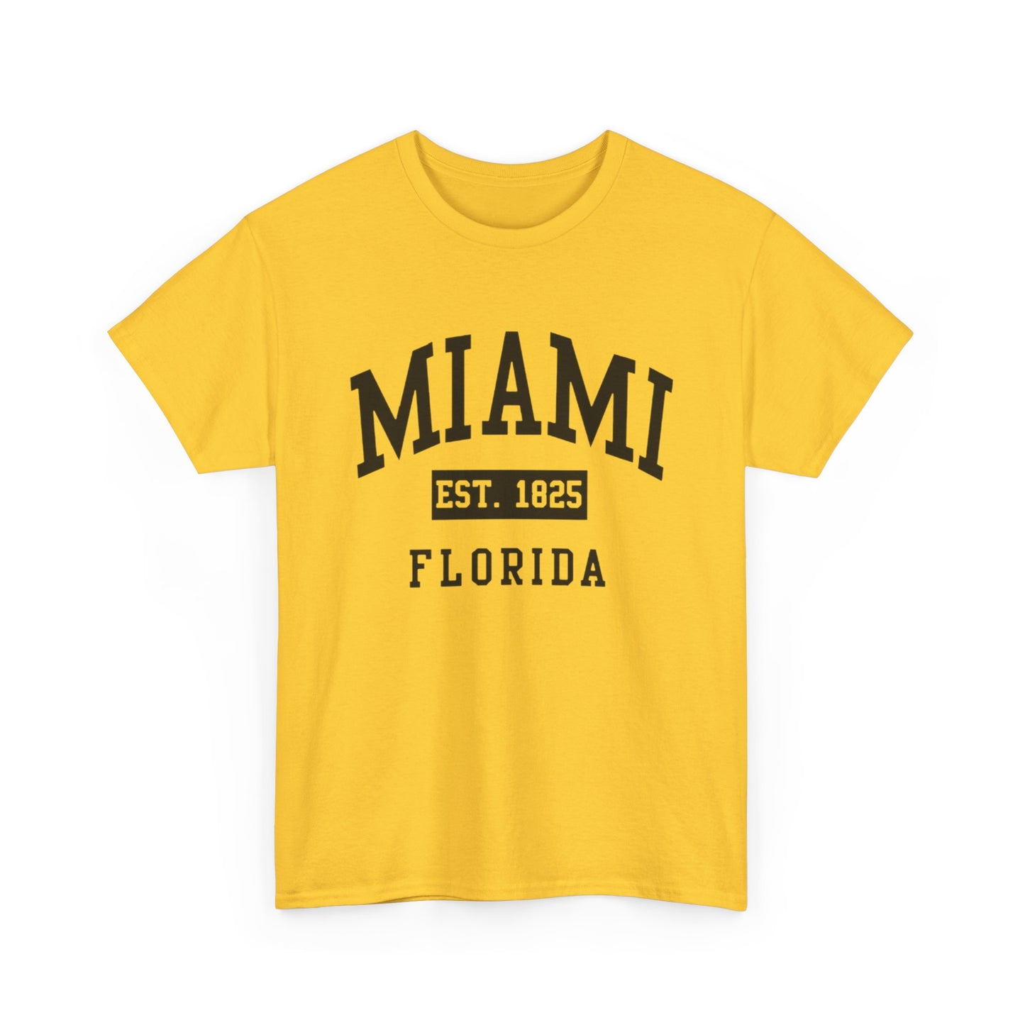 Miami Vintage Graphic T Shirt NEW Unisex Heavy Cotton Tee