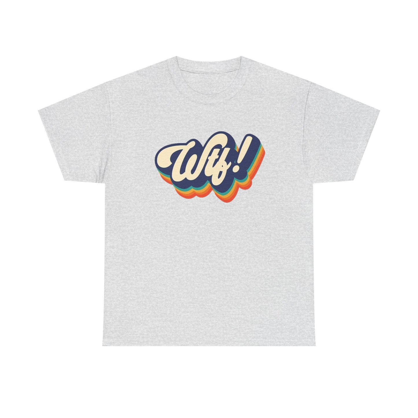 WTF Funny Graphic T Shirt BRAND NEW Apparel Unisex Heavy Cotton Tee