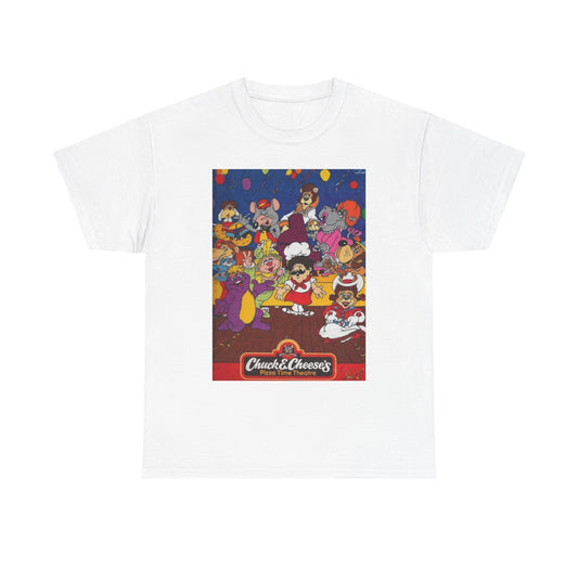 Chuck E Cheese Retro Poster T Shirt BRAND NEW Apparel Unisex Graphic Tee USA
