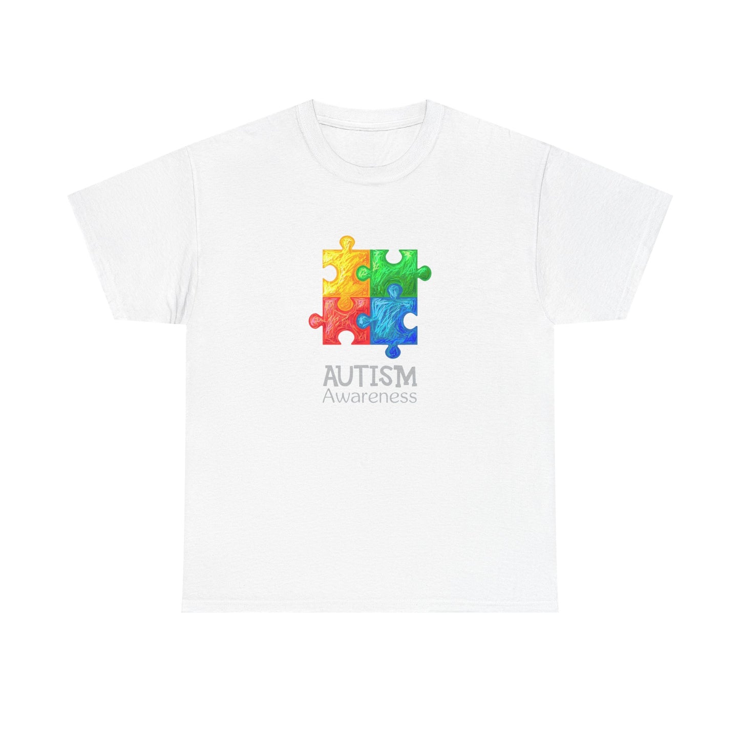 Autism Tshirt awareness health care nursing mental health Unisex Heavy Cotton