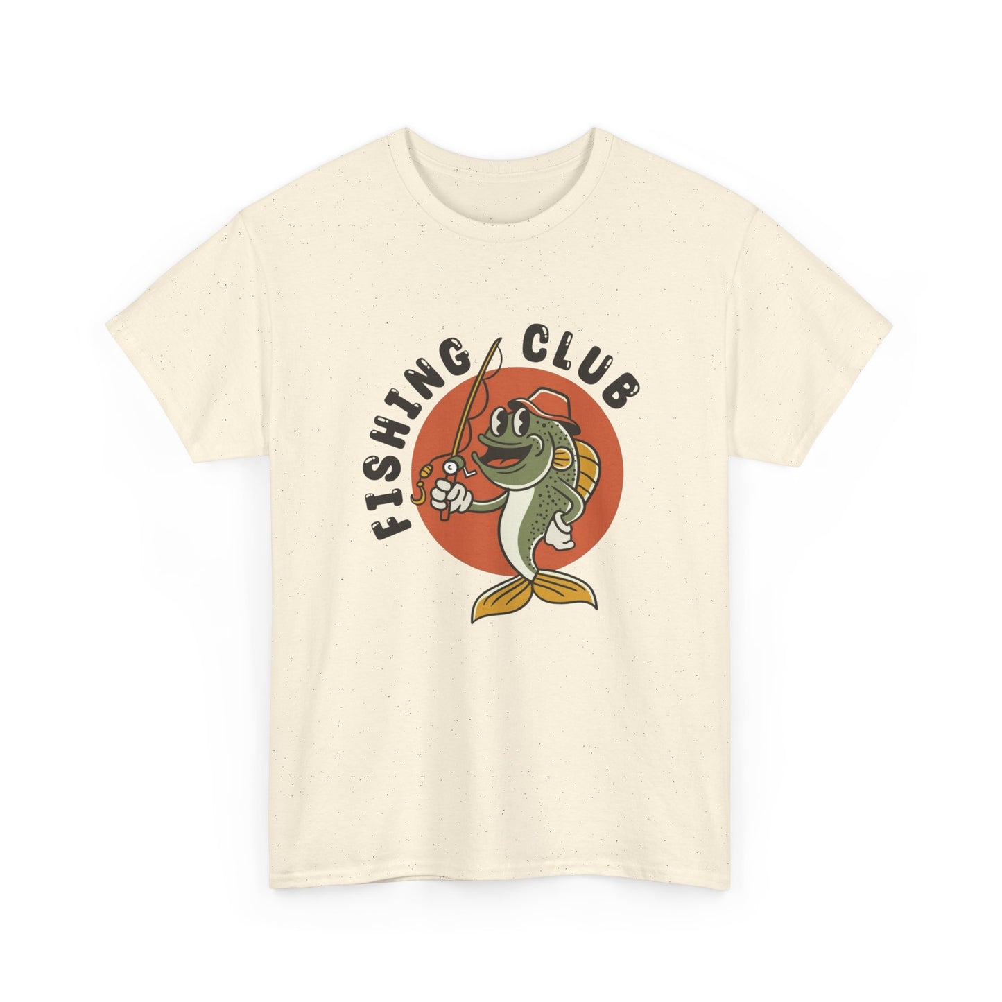 Fishing Club Graphic T Shirt NEW Adult Unisex Heavy Cotton Tee