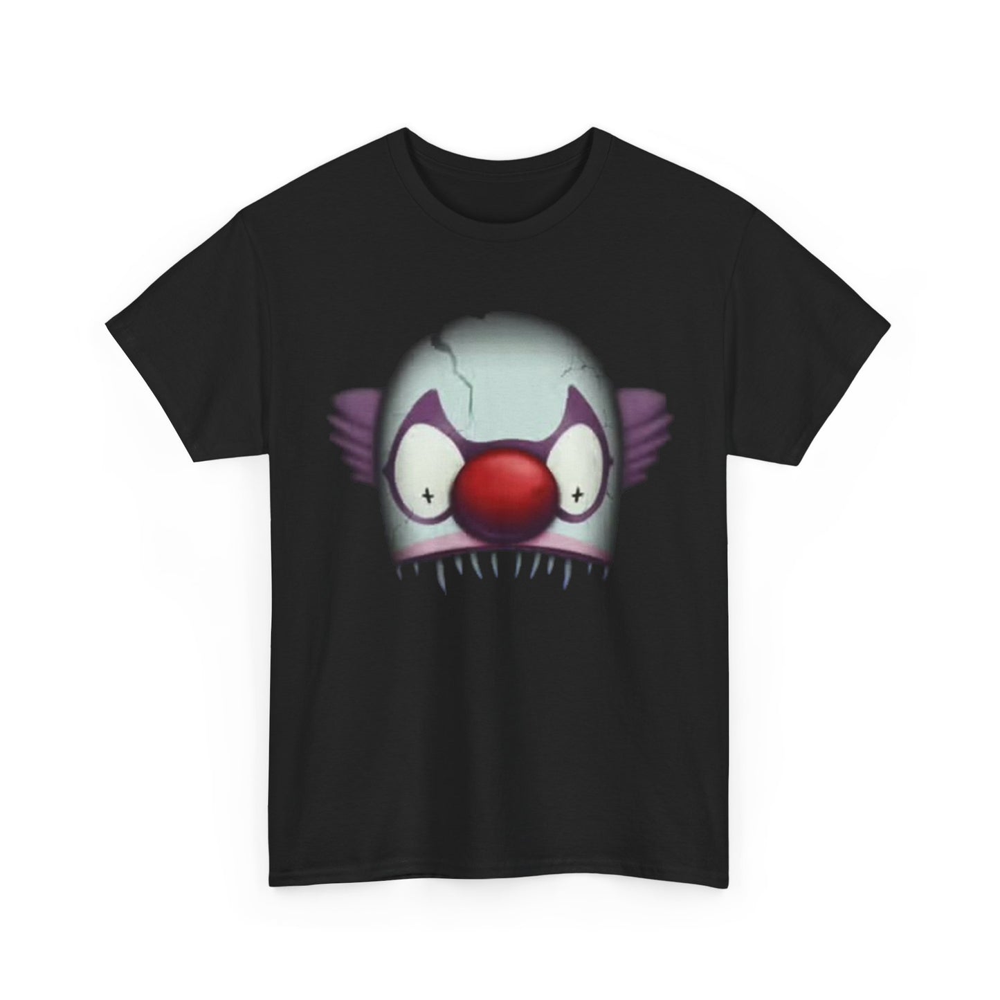 Clown Mouth Horror Graphic Tee Shirt Circus Unisex Heavy Cotton Tee