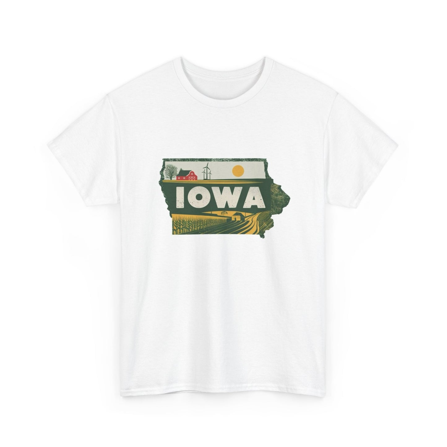Iowa Farming Graphic T Shirt NEW Adult Tee
