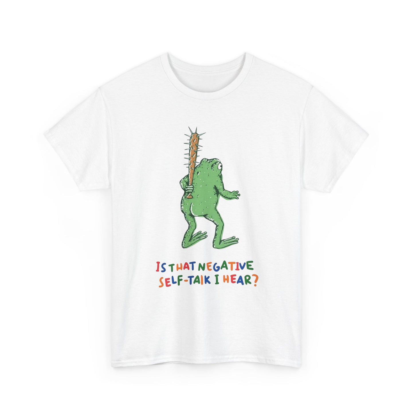 Is That Negative Self Talk I Hear Frog Graphic T Shirt NEW ADULT TEE VINTAGE