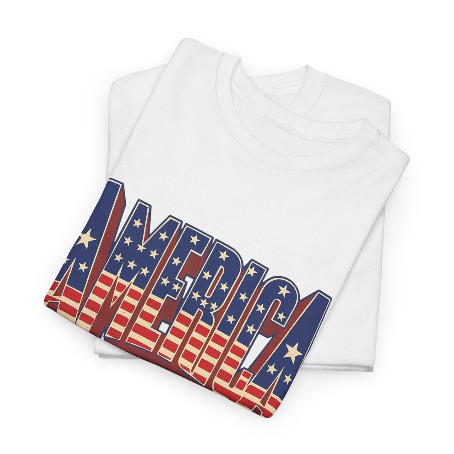 America USA Flag Graphic T Shirt Heavy Cotton Tee NEW ADULT UNISEX