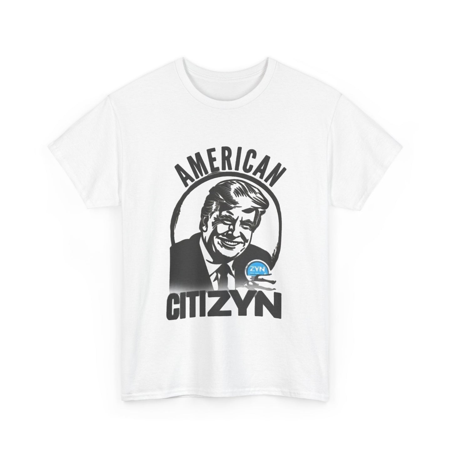 ZYN T-shirt funny Trump Shane Gillis Tucker Carlson funny graphic Heavy Cotton