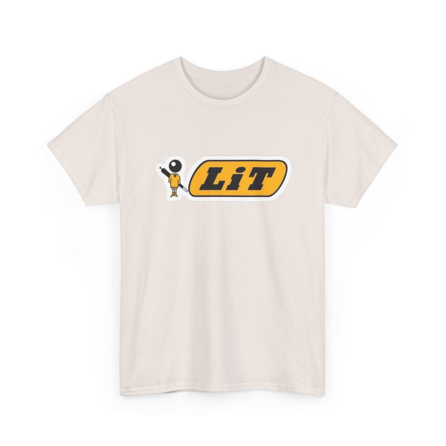 Lit Funny Meme Jokes T-Shirt Unisex Heavy Cotton Tee Gift New