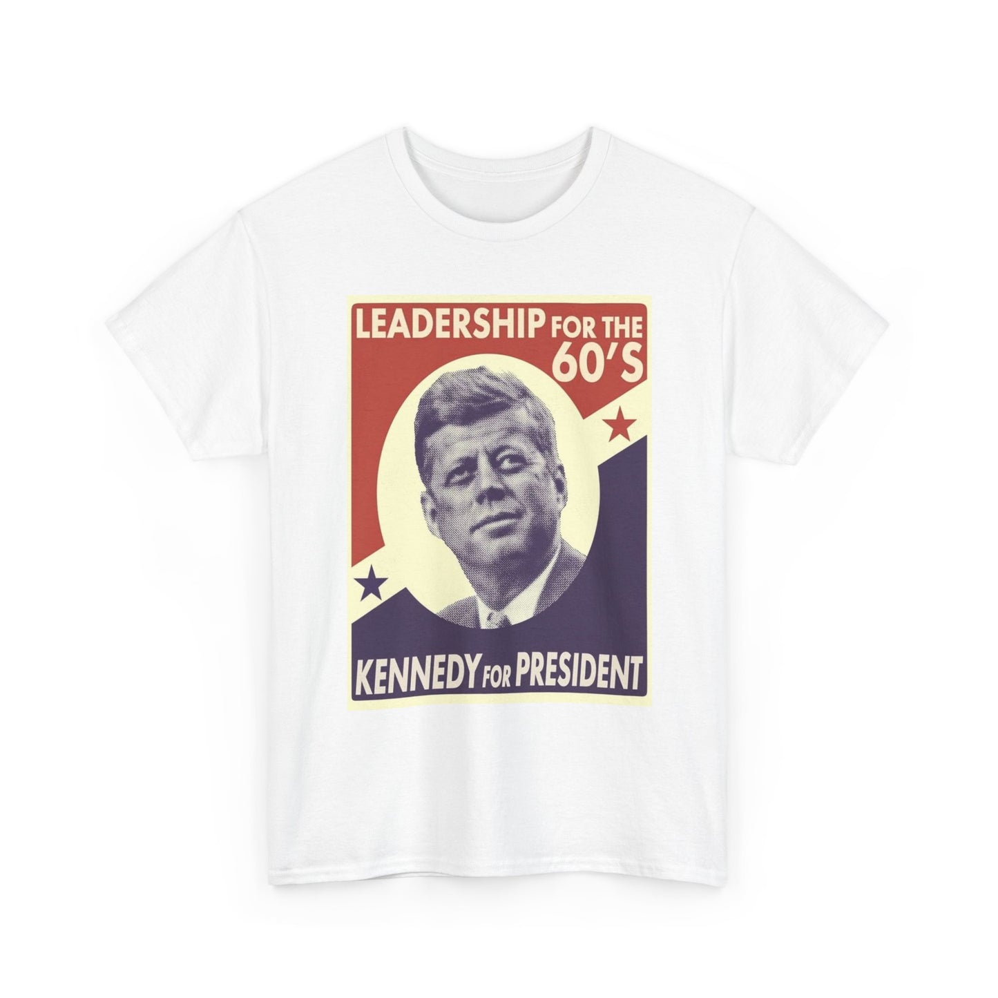 Kennedy For President Vintage T Shirt Unisex Heavy Cotton Tee Gift