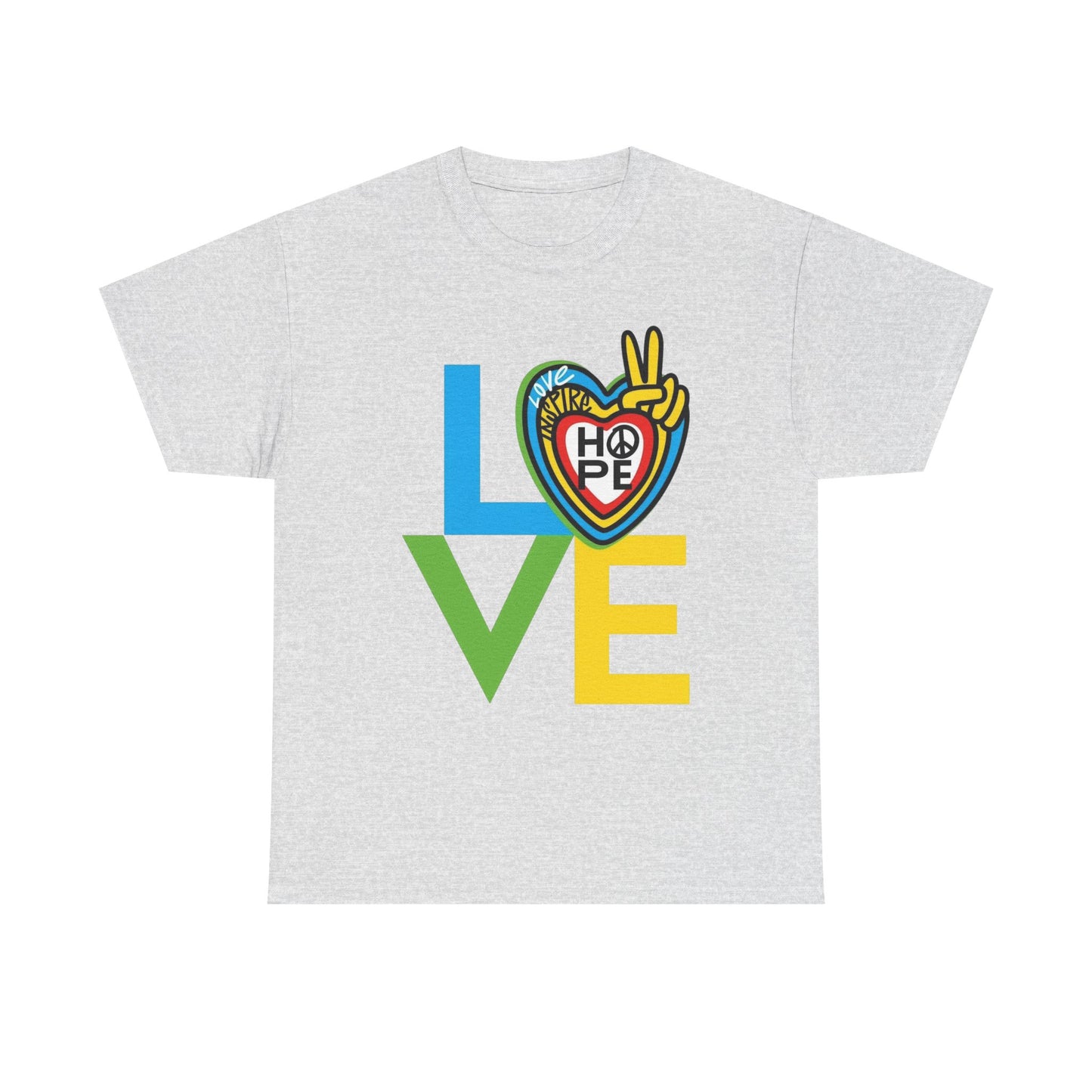 Love And Hope Graphic T Shirt Adult NEW