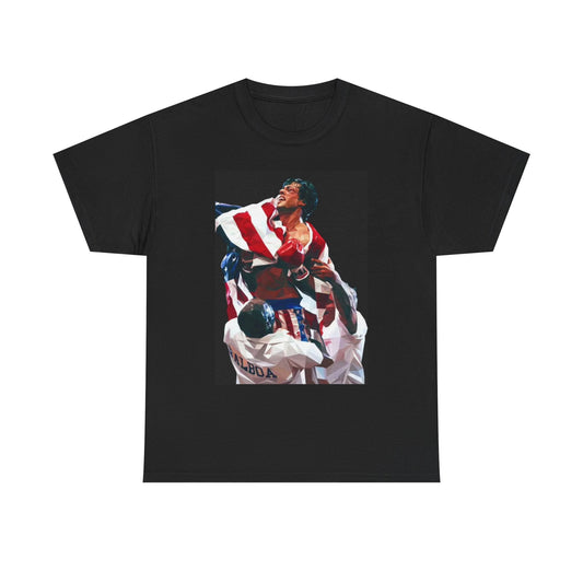 Rocky Graphic T Shirt Vintage Movie Boxing Retro Unisex Heavy Cotton Tee