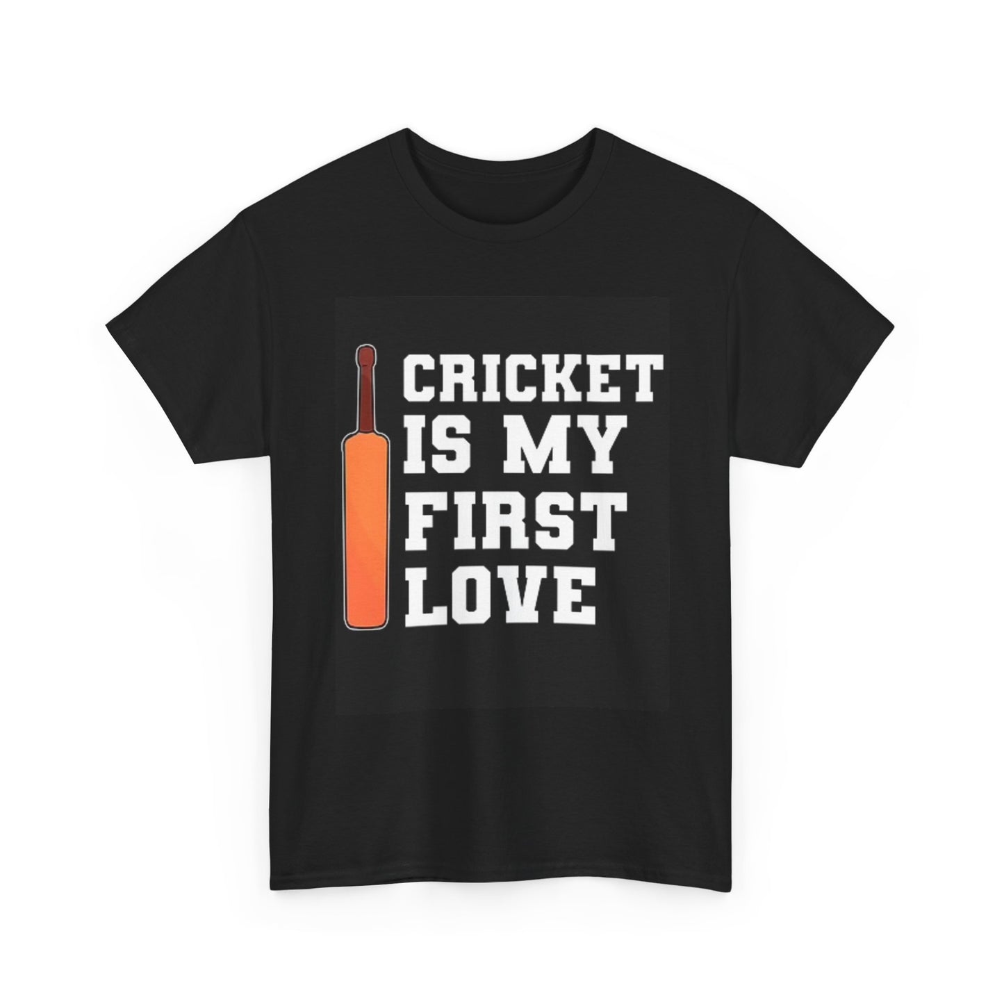 Cricket Is My First Love T Shirt BRAND NEW Apparel Unisex Graphic Tee USA