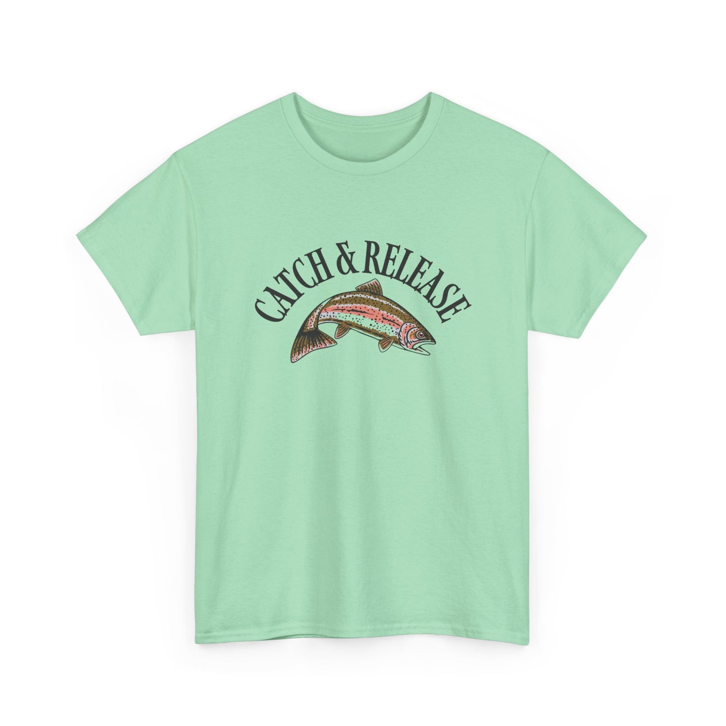 Catch And Release Fishing Graphic T Shirt NEW ADULT
