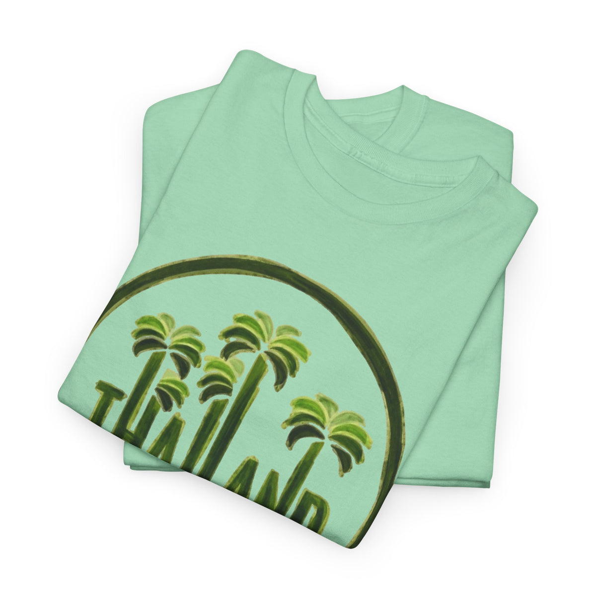 Thailand Palm Tree Wave T-Shirt Men's Graphic Tee