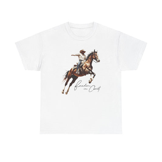 Freedom In Christ Graphic T Shirt ADULT NEW