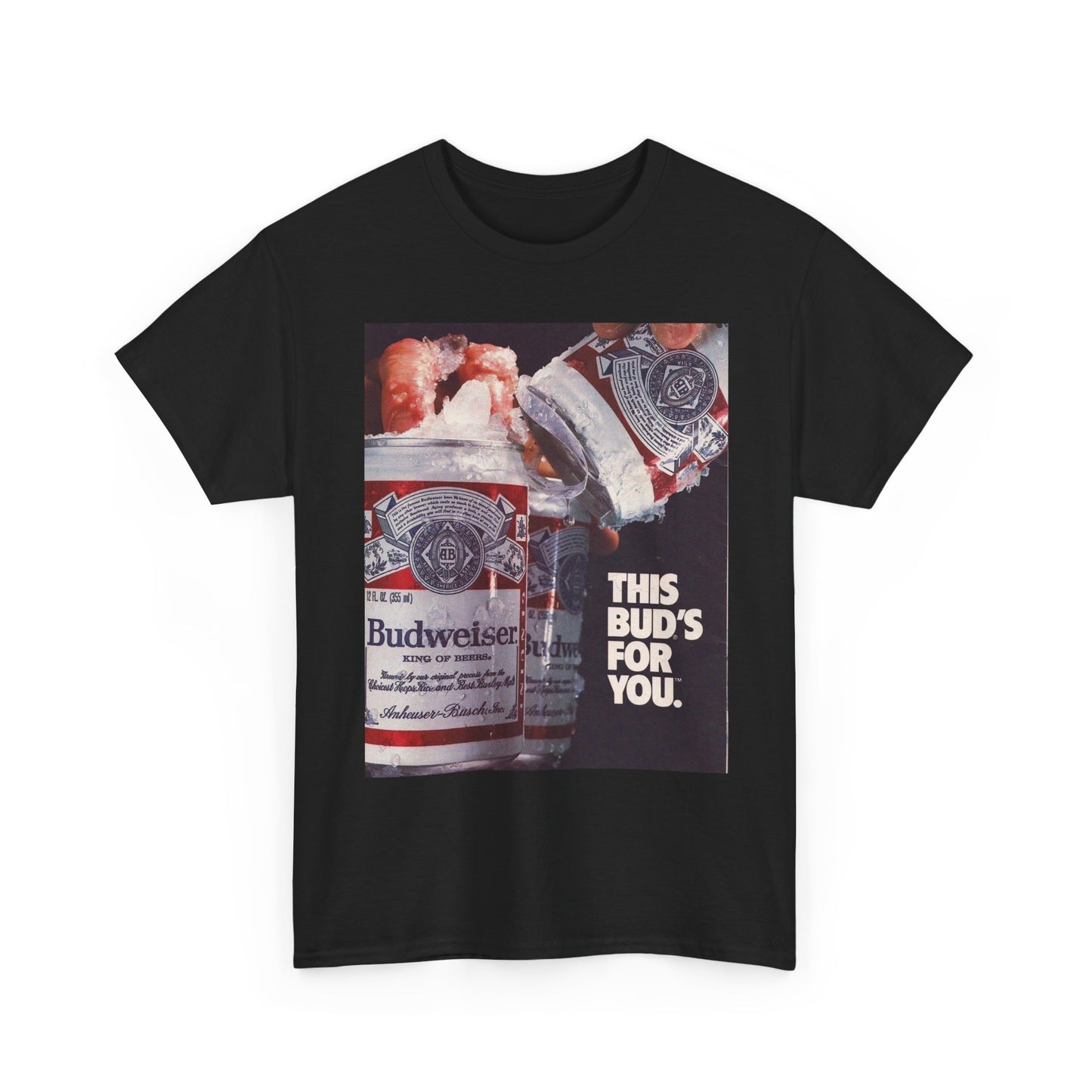 Vintage Beer Poster T Shirt Unisex Heavy Cotton Tee Gift