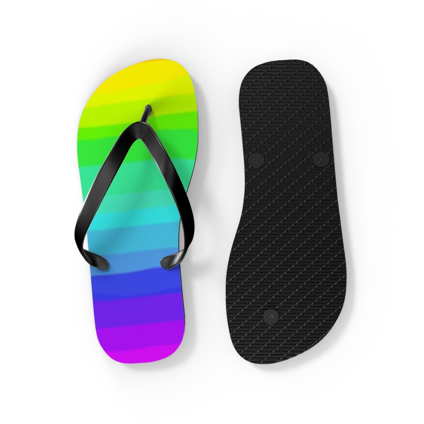 Rainbow Flip Flops, Sandals Slides, Summer Footwear, Brand New