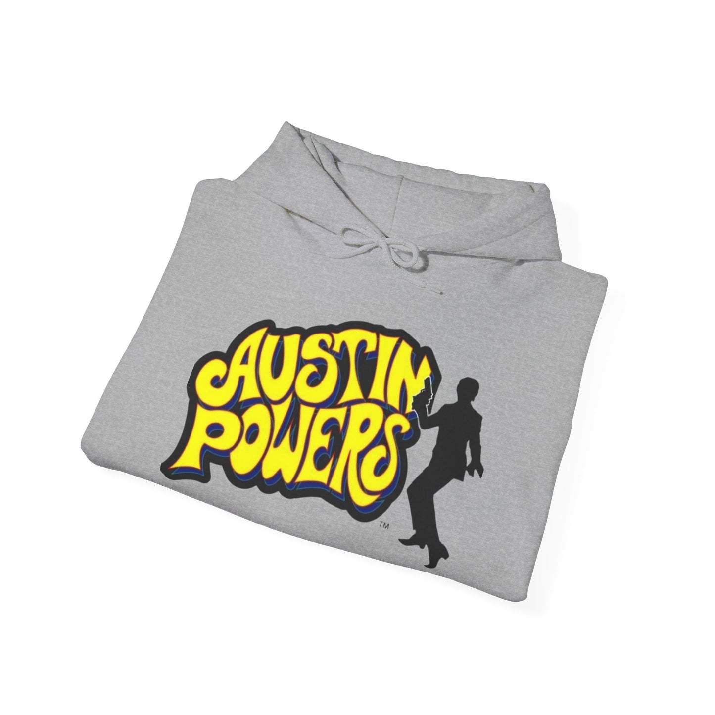 Austin Powers Retro Graphic Hoodie Unisex Heavy Blend™ Hooded Sweatshirt