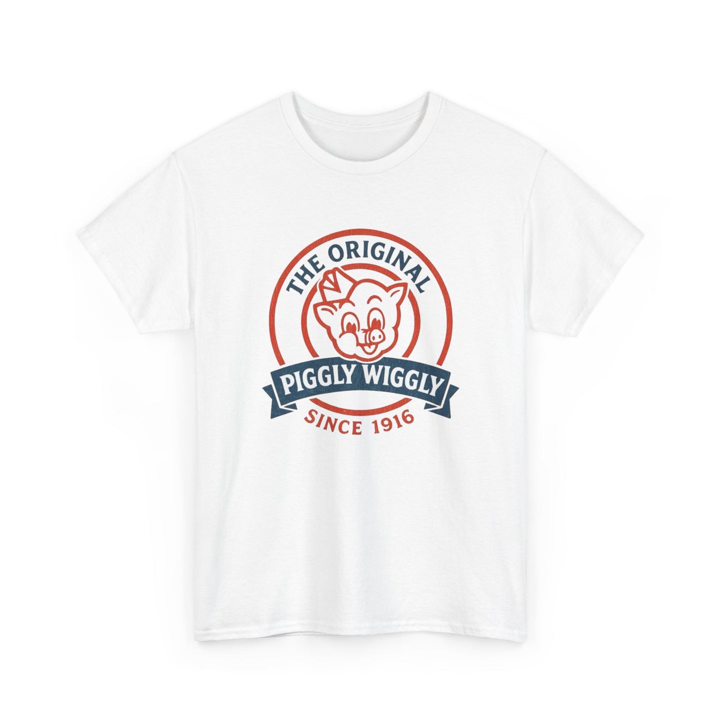 Piggly Wiggly Vintage Graphic T Shirt Heavy Cotton Tee NEW ADULT UNISEX