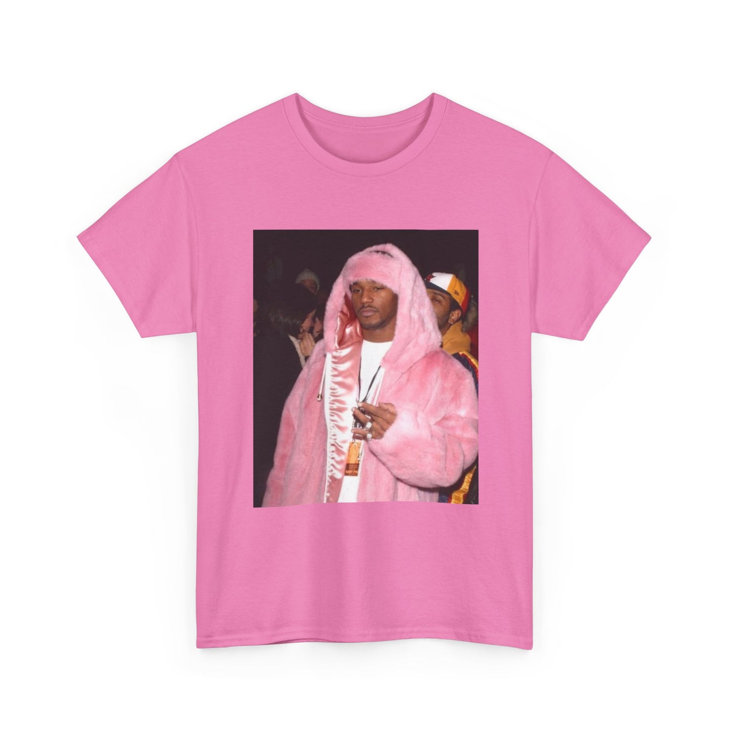 Camron diplomats T-shirt vintage pink fur coat graphic Rap Unisex Heavy Cotton