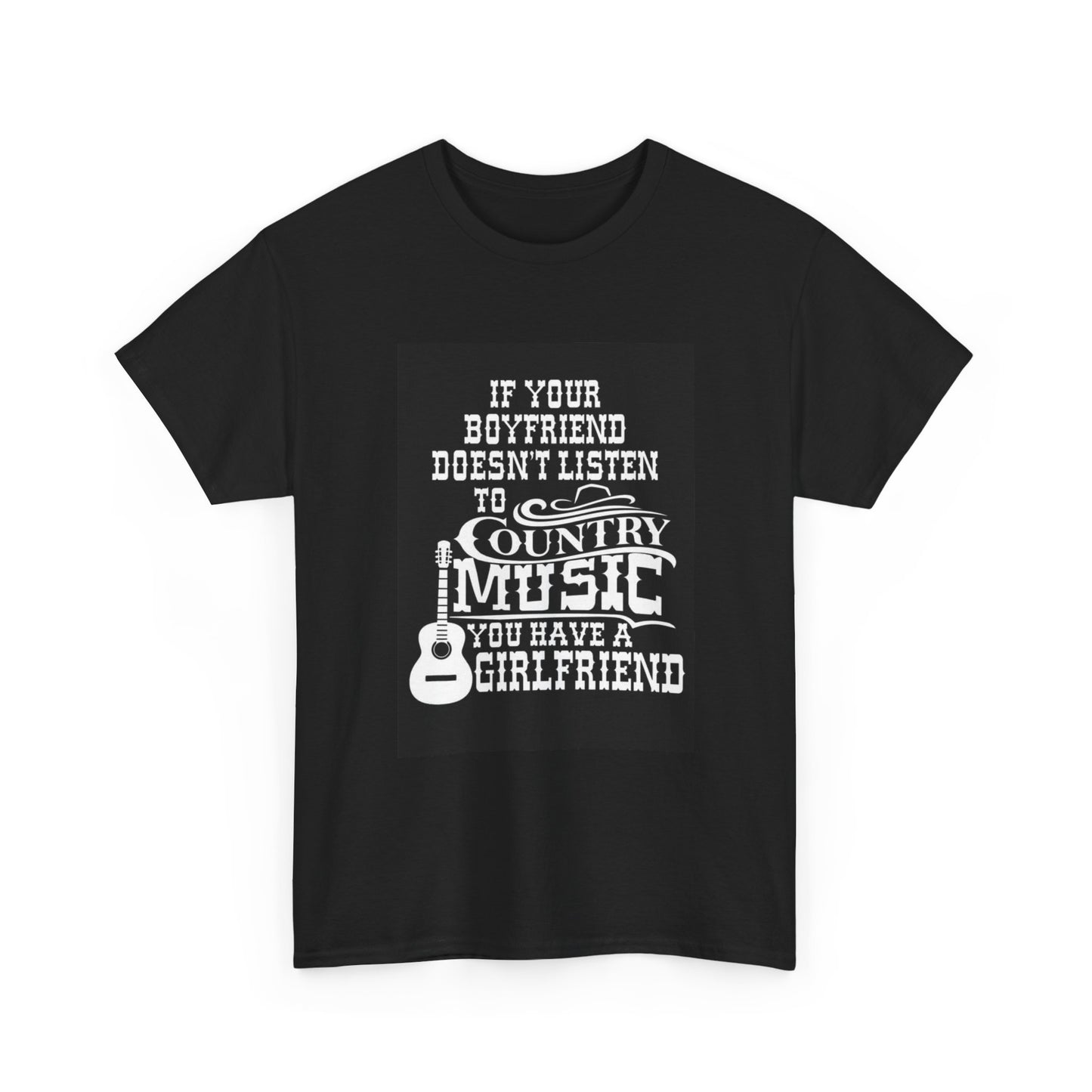 Listen To Country Music Tshirt Funny Graphic retro Unisex Heavy Cotton Tee