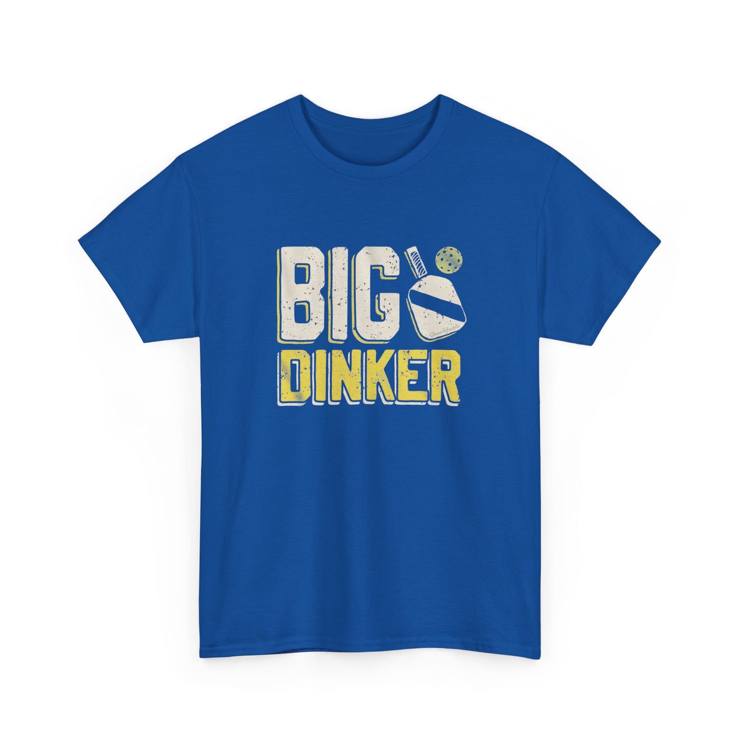 Big Dinker Pickle Ball Graphic T Shirt NEW Unisex Heavy Cotton Tee