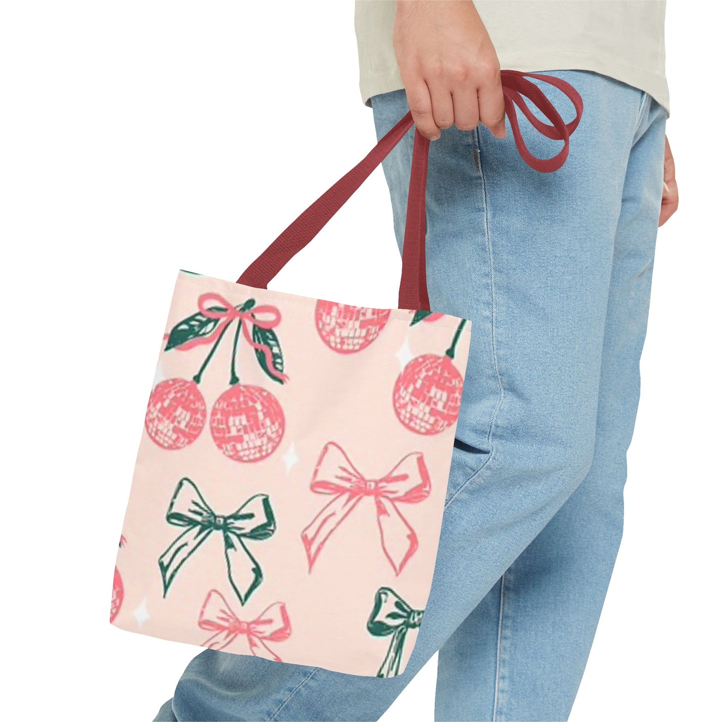 Pink And Green Bows BRAND NEW Tote Bag (AOP)