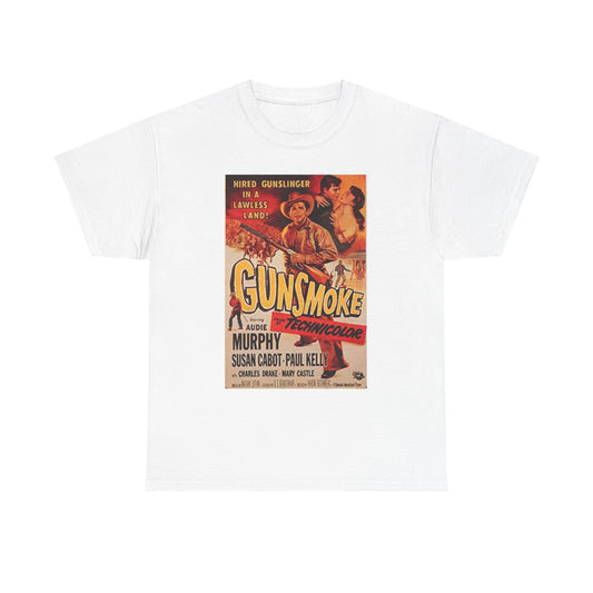 Gunsmoke Graphic T Shirt Vintage Western Series Retro Unisex Heavy Cotton Tee