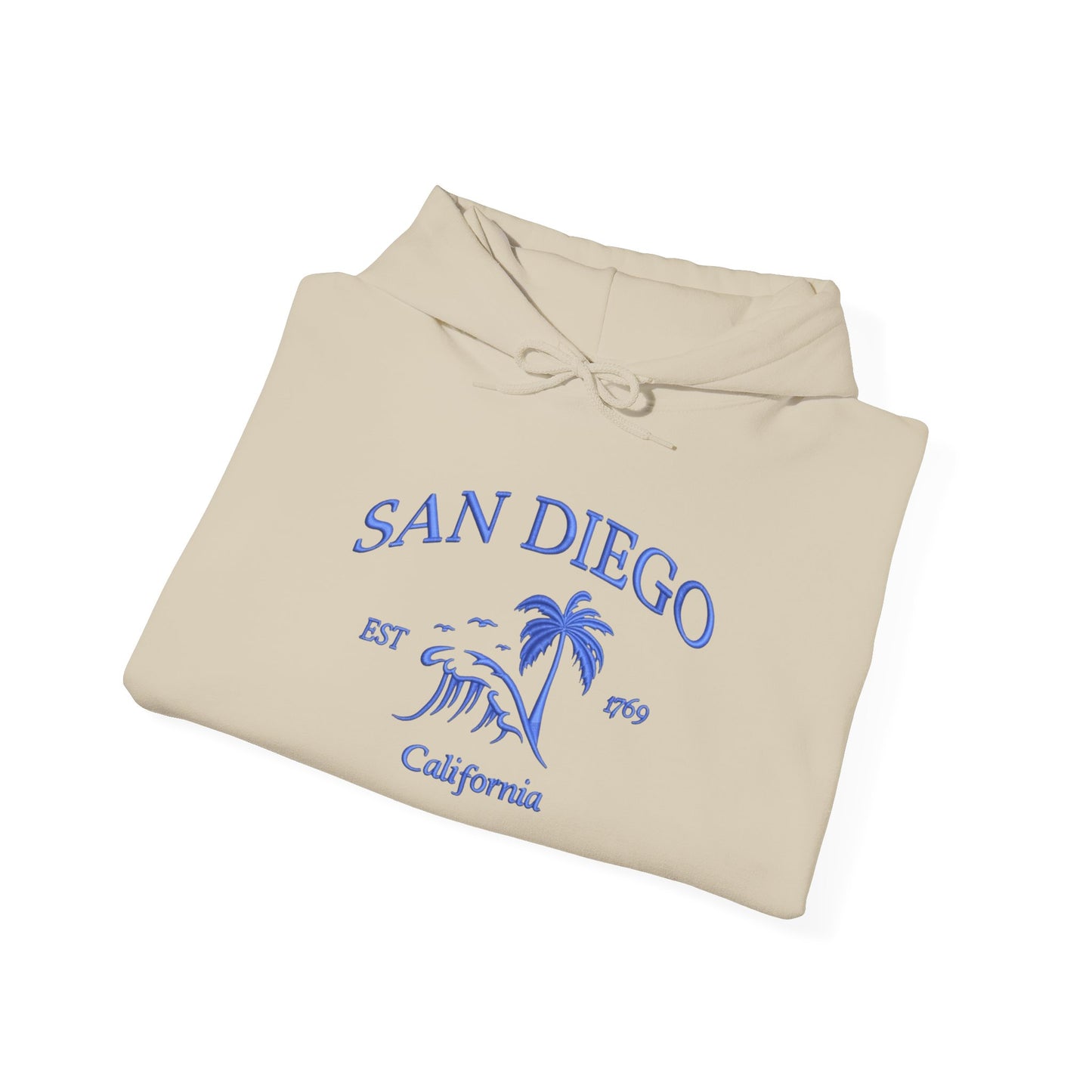 San Diego California Graphic Hoodie Heavy Blend Sweatshirt NEW