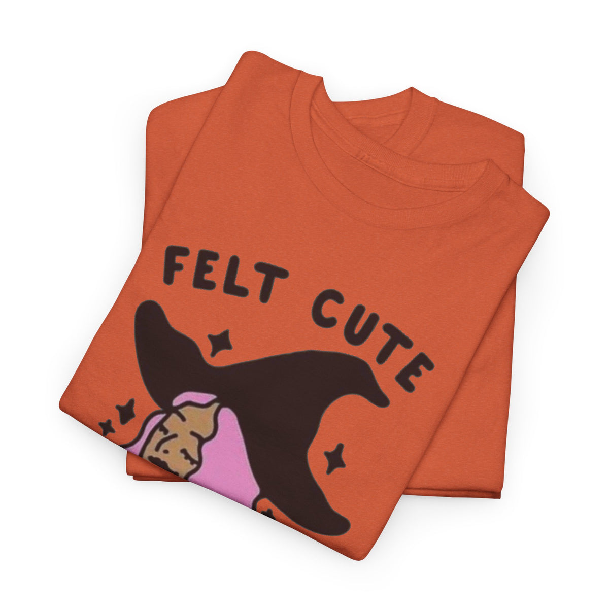Funny Witch Graphic T Shirt Women's Felt Cute Jokes Heavy Cotton Tee