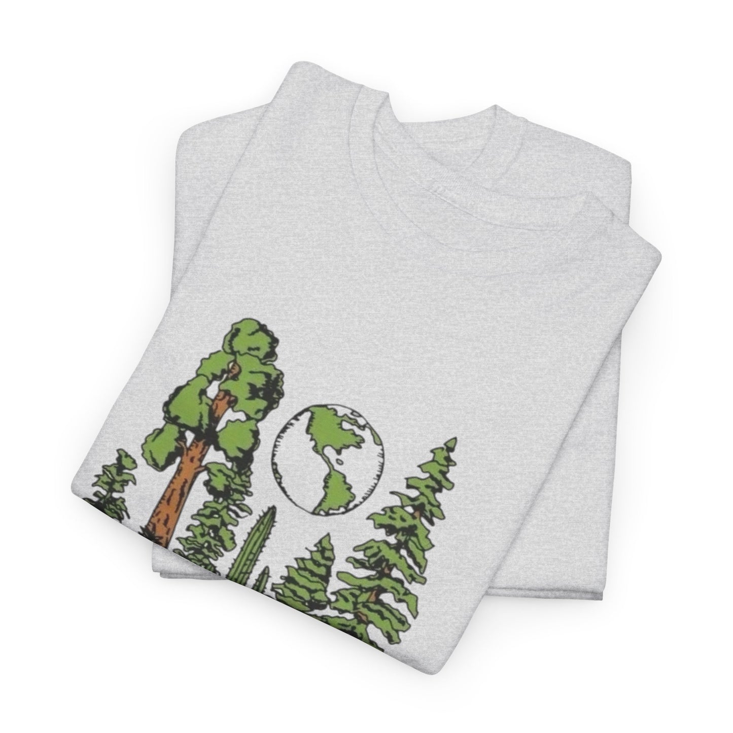 Feel The Earth Breath Graphic T Shirt Heavy Cotton Tee NEW ADULT UNISEX