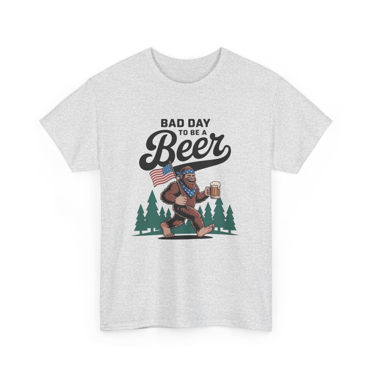Bad Day To Be A Beer T Shirt Graphic Unisex Heavy Cotton Tee NEW GIFT