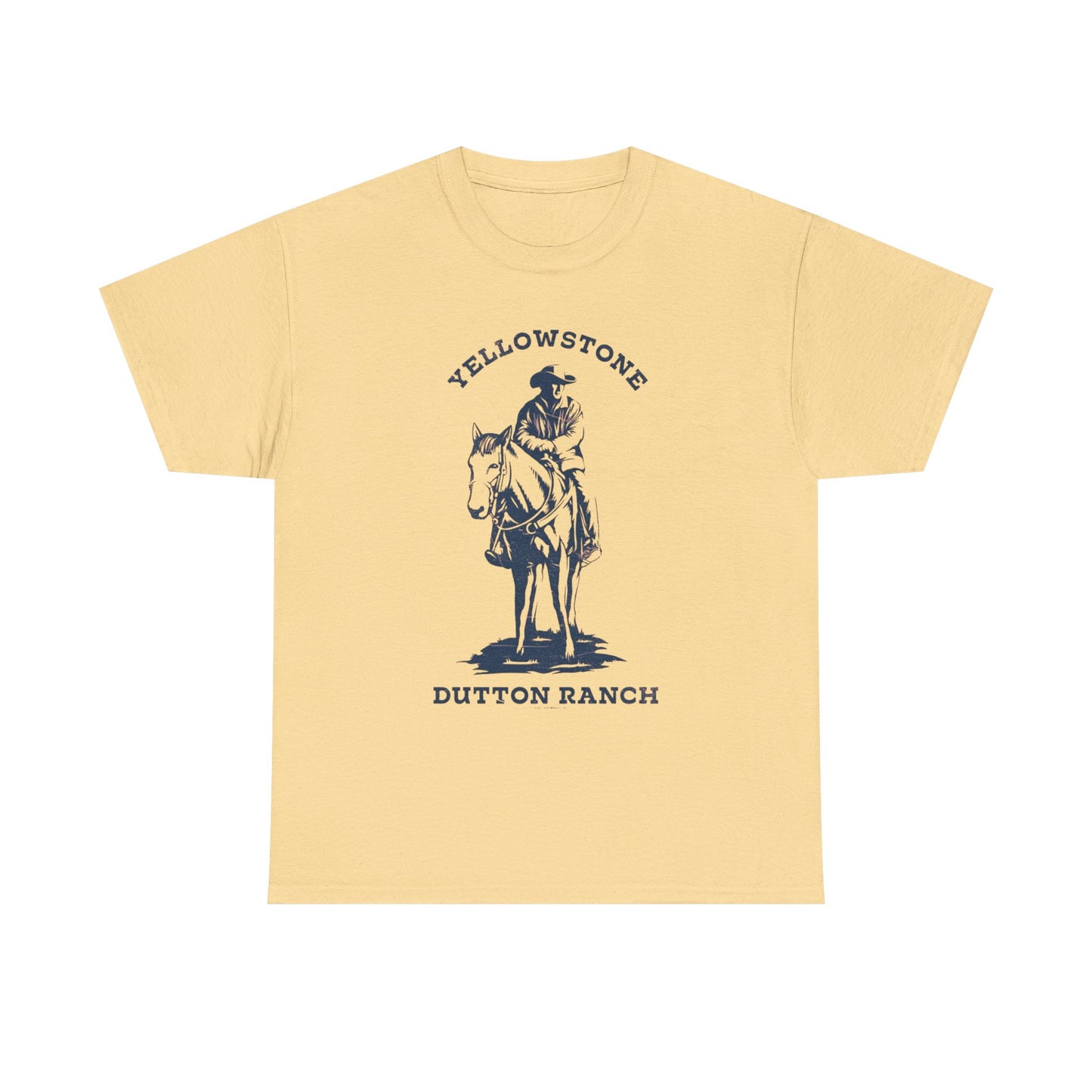 Yellowstone Dutton Ranch Vintage Graphic T Shirt Unisex Heavy Cotton New Gift