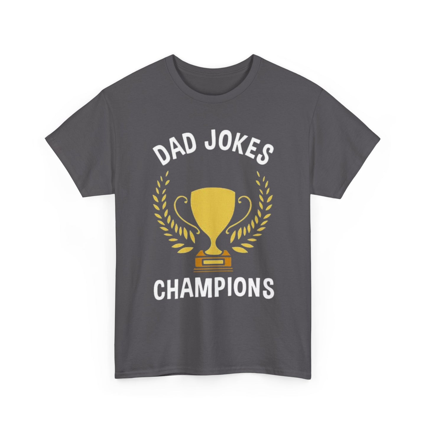 Dad Jokes Champion T SHIRT Retro Funny Jokes GIFT Unisex Heavy Cotton Tee