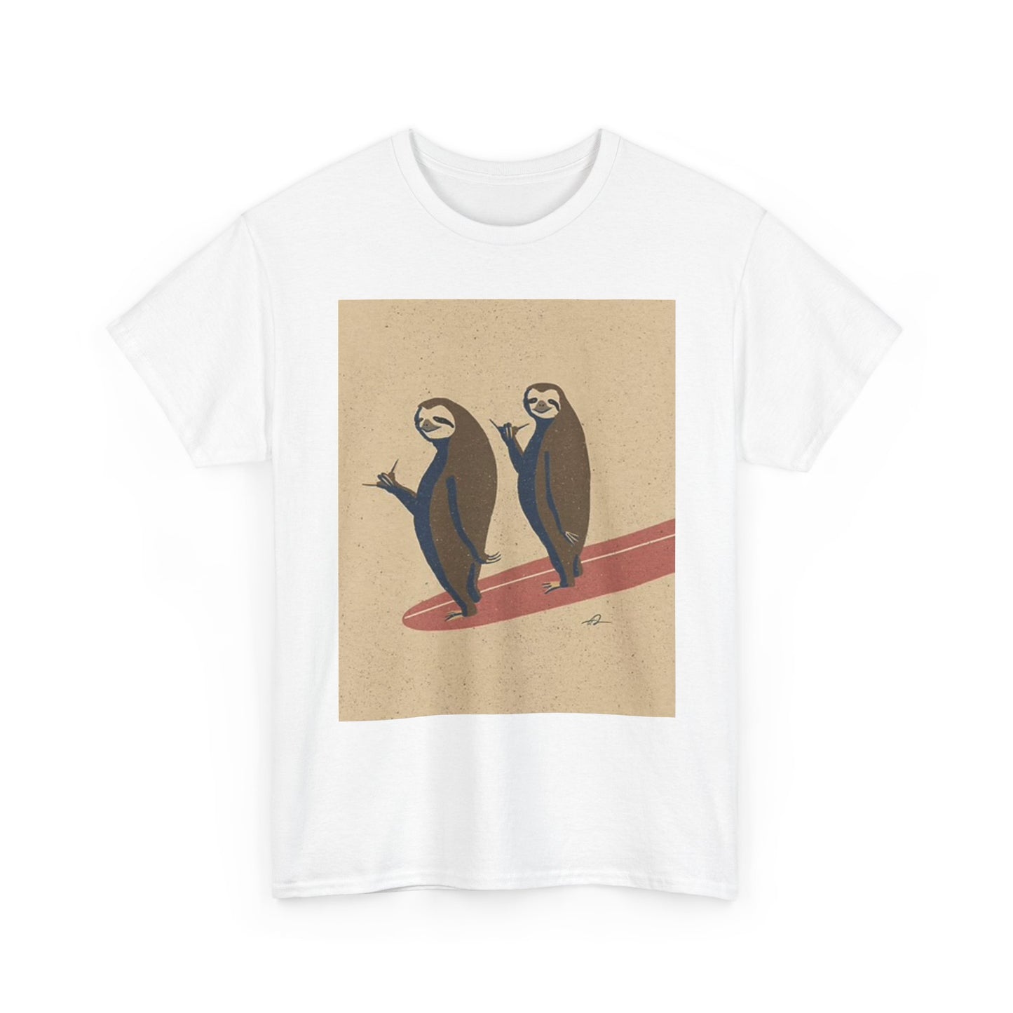 Surfing Graphic T Shirt Funny Multi Color Beach Unisex Heavy Cotton Tee