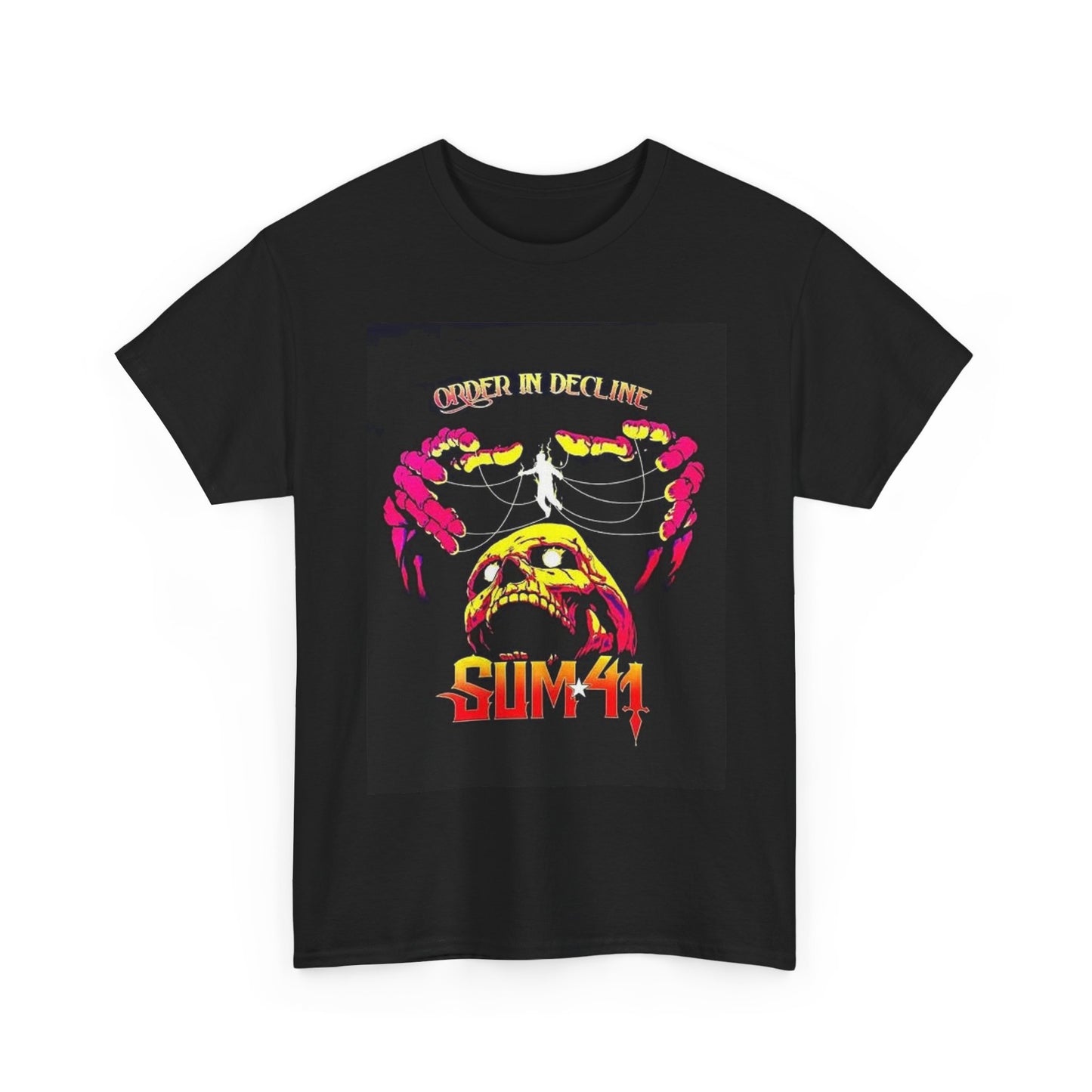 Sum 41 band graphic tour vintage Pearl Jam rock Unisex Heavy Cotton Tee