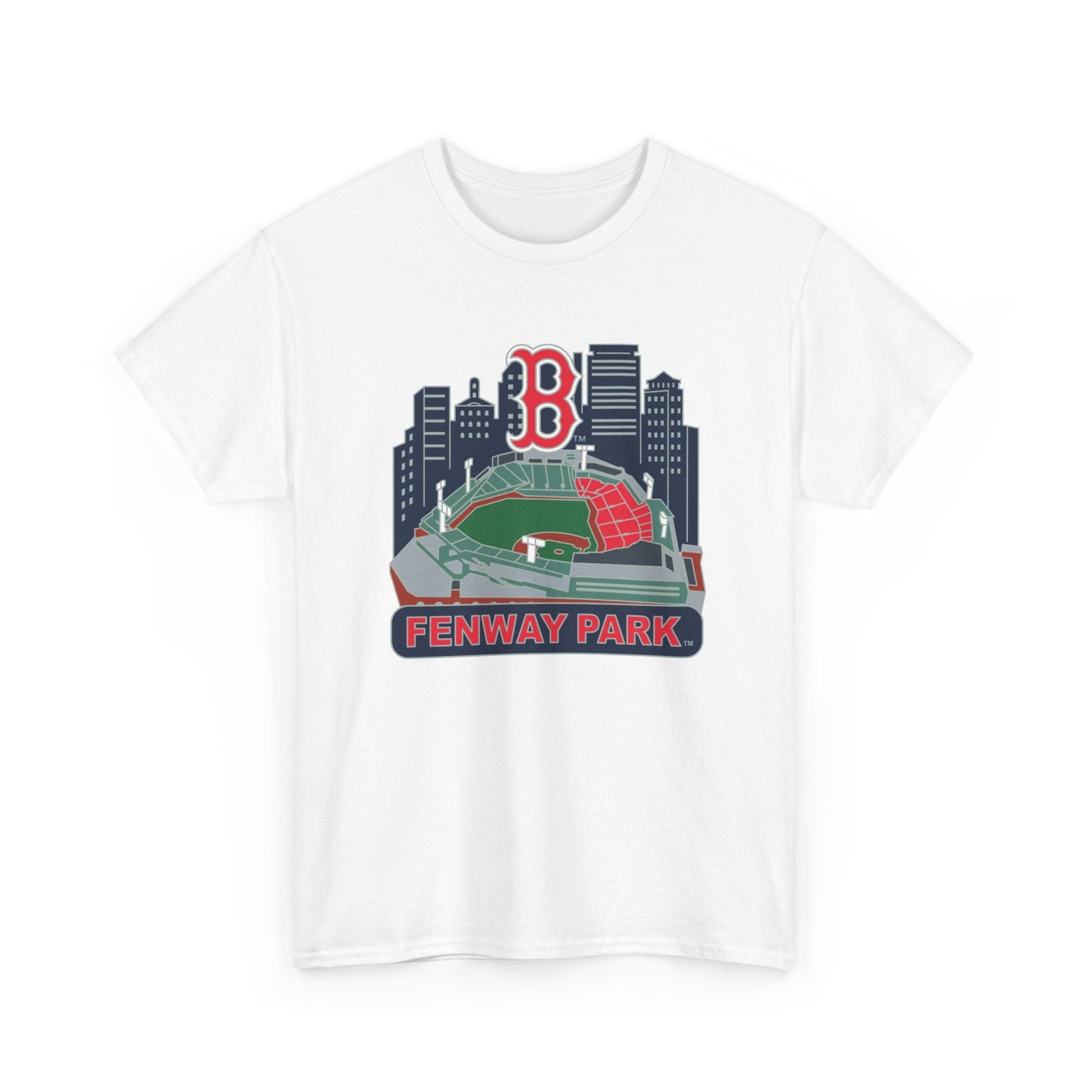 Fenway Park Graphic T Shirt Vintage Boston Baseball Unisex Tee NEW