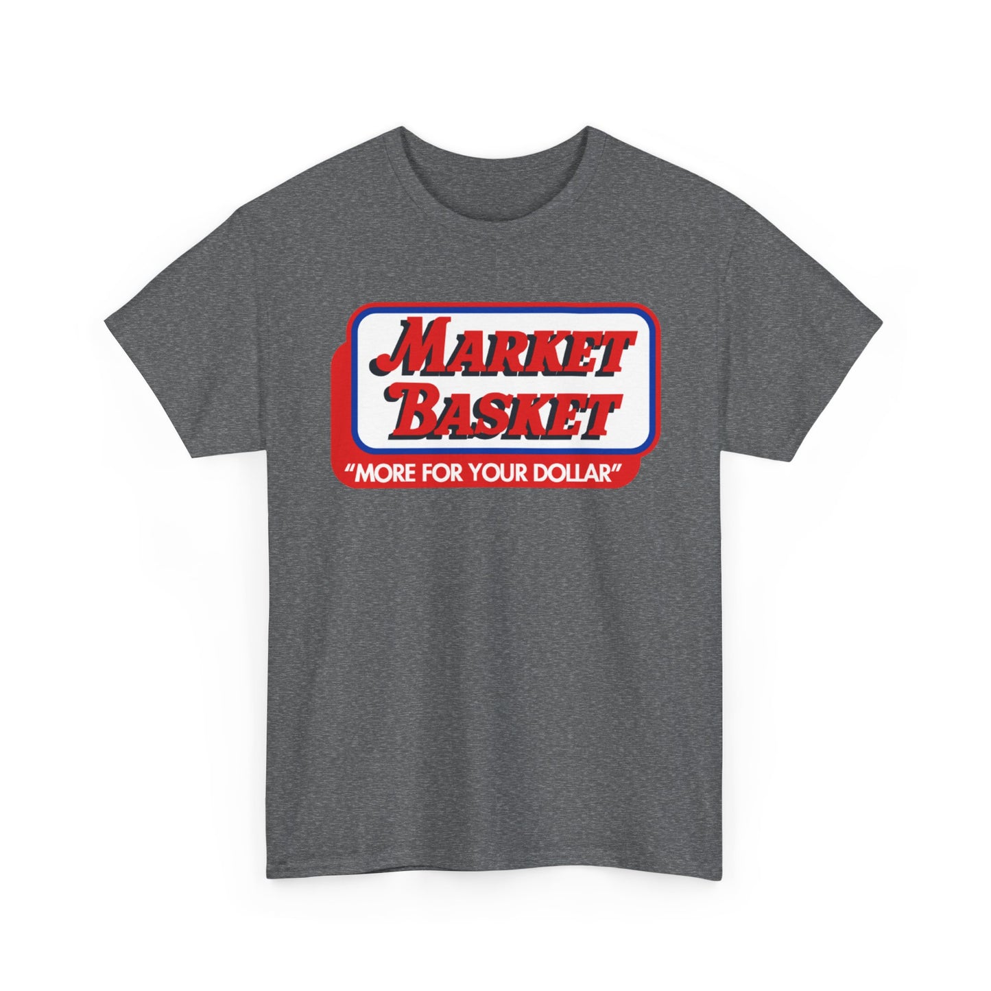 Boston vintage New England market basket patriots Heavy Cotton Tee