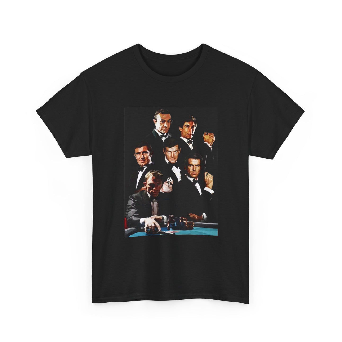James Bond T-shirt Vintage Bond Collection Merch Unisex Heavy Cotton Tee