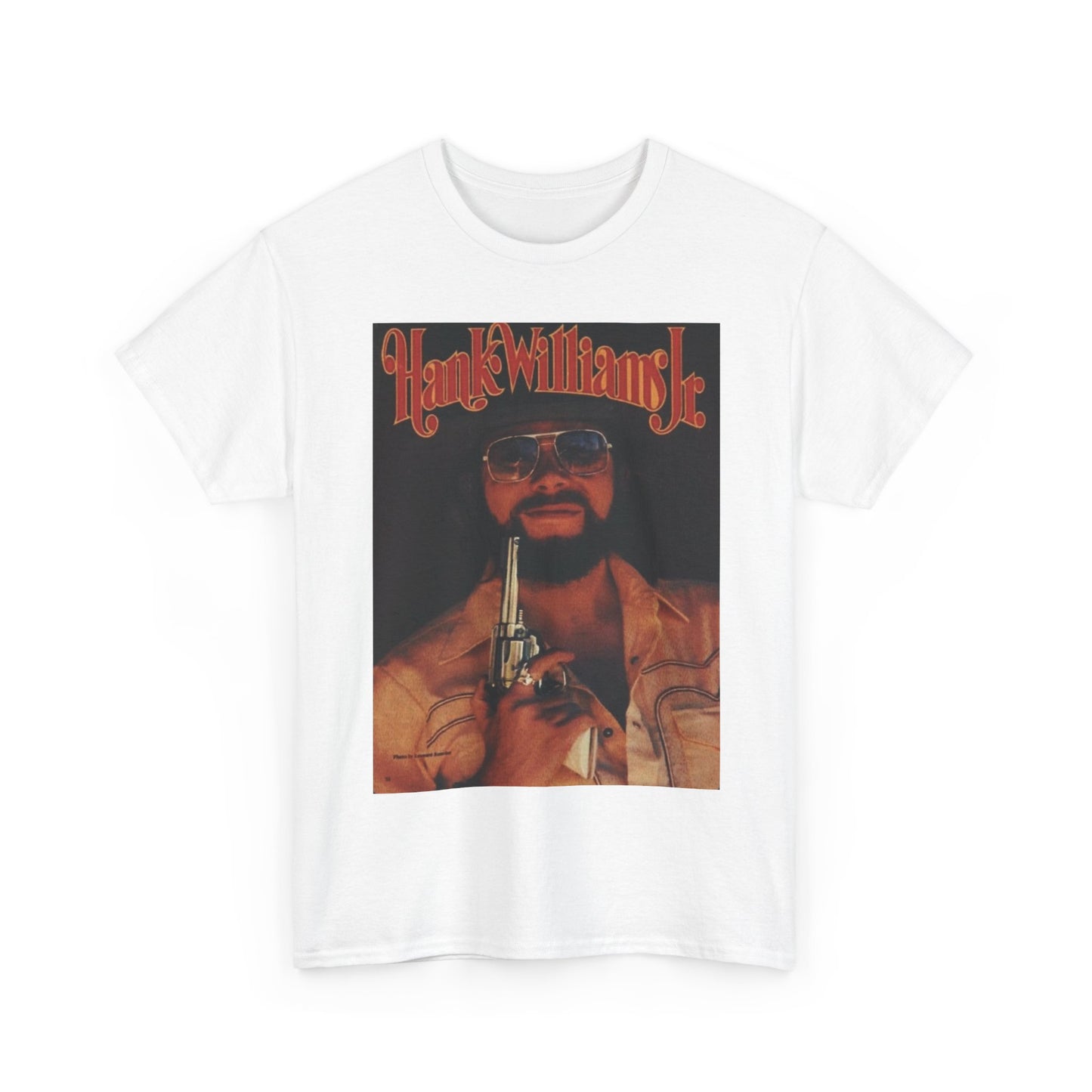 Hank williams jr T-shirt vintage country wallen retro Unisex Heavy Cotton Tee