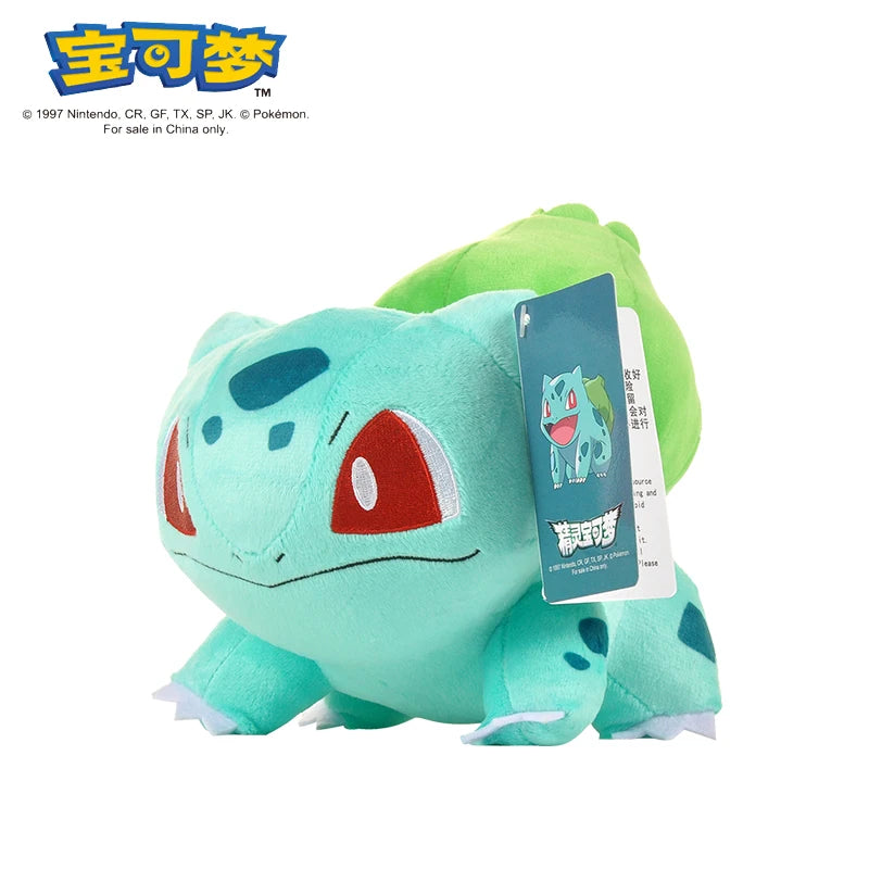 POKEMON Original Plush Toy Gengar Mimikyu Pikachu Charizard Genuine Kawaii Plush Doll Soft Cute Cartoon Piplup Toy for Kids Gift