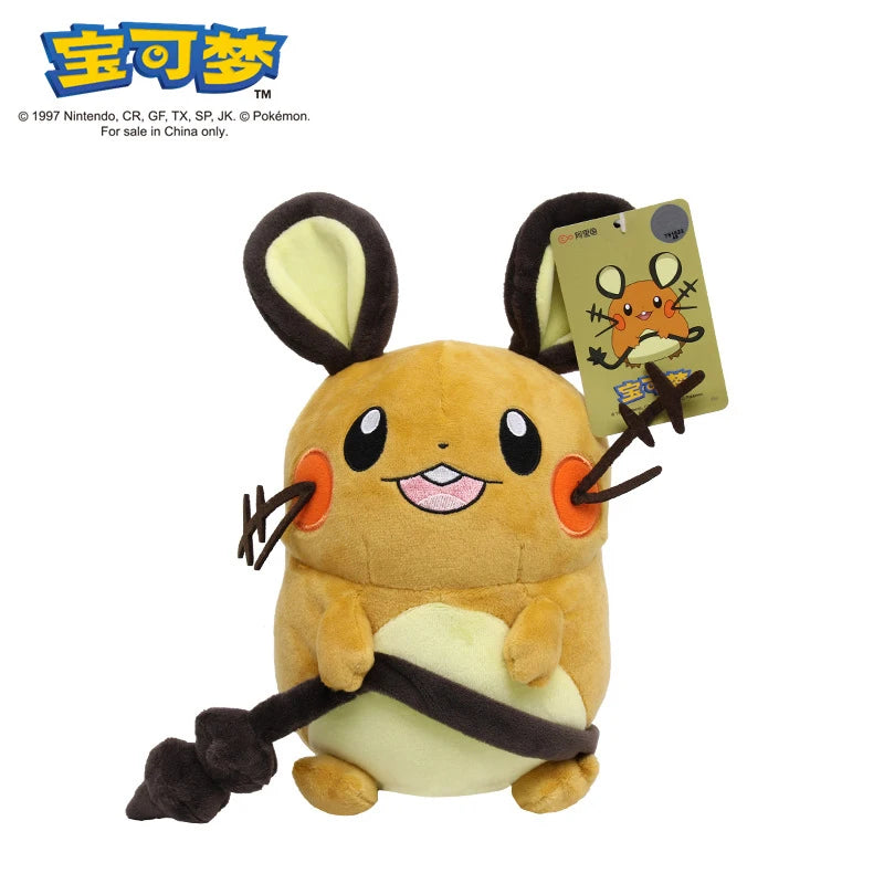 POKEMON Original Plush Toy Gengar Mimikyu Pikachu Charizard Genuine Kawaii Plush Doll Soft Cute Cartoon Piplup Toy for Kids Gift